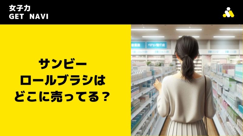 サンビーのロールブラシはどこに売ってる？